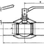 Unoball gömbcsap 7.11 DN 65-100 és DN 125-150 hegesztő toldatos