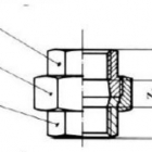 Horganyozott fitting Hollandi egyenes BB