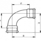 Horganyozott fitting Ív 90 BB